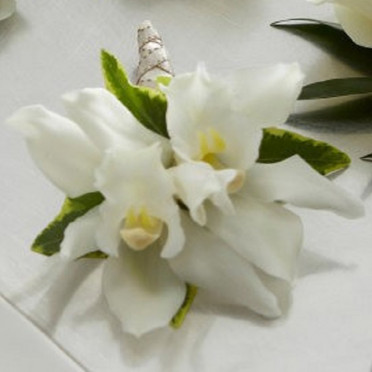 Mini Cymbidium Orchid Buttonhole