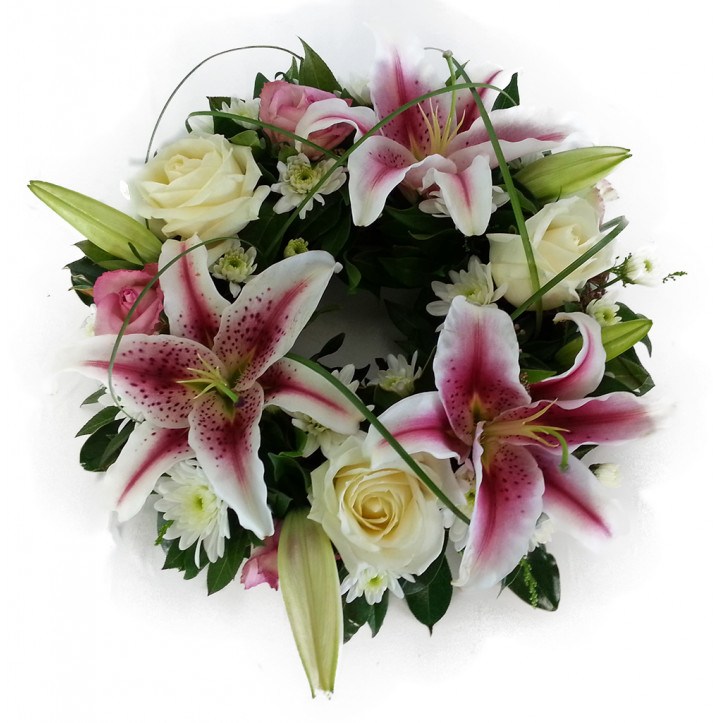 Rose & Lily Wreath