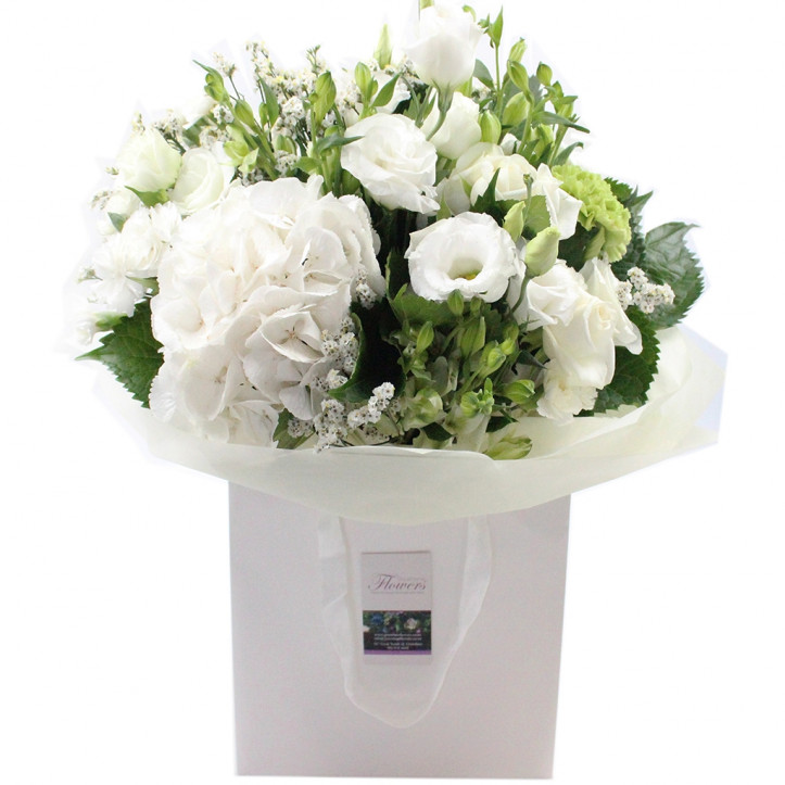 White and Green Posy White and Green Posy