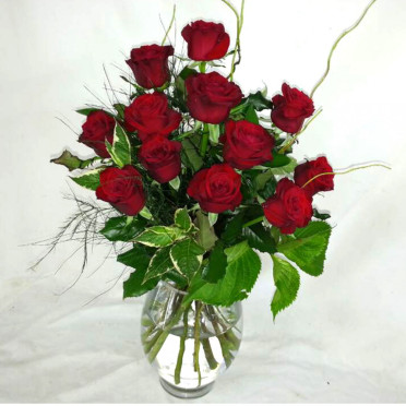 12 Long Stem Premium Rose Bouquet